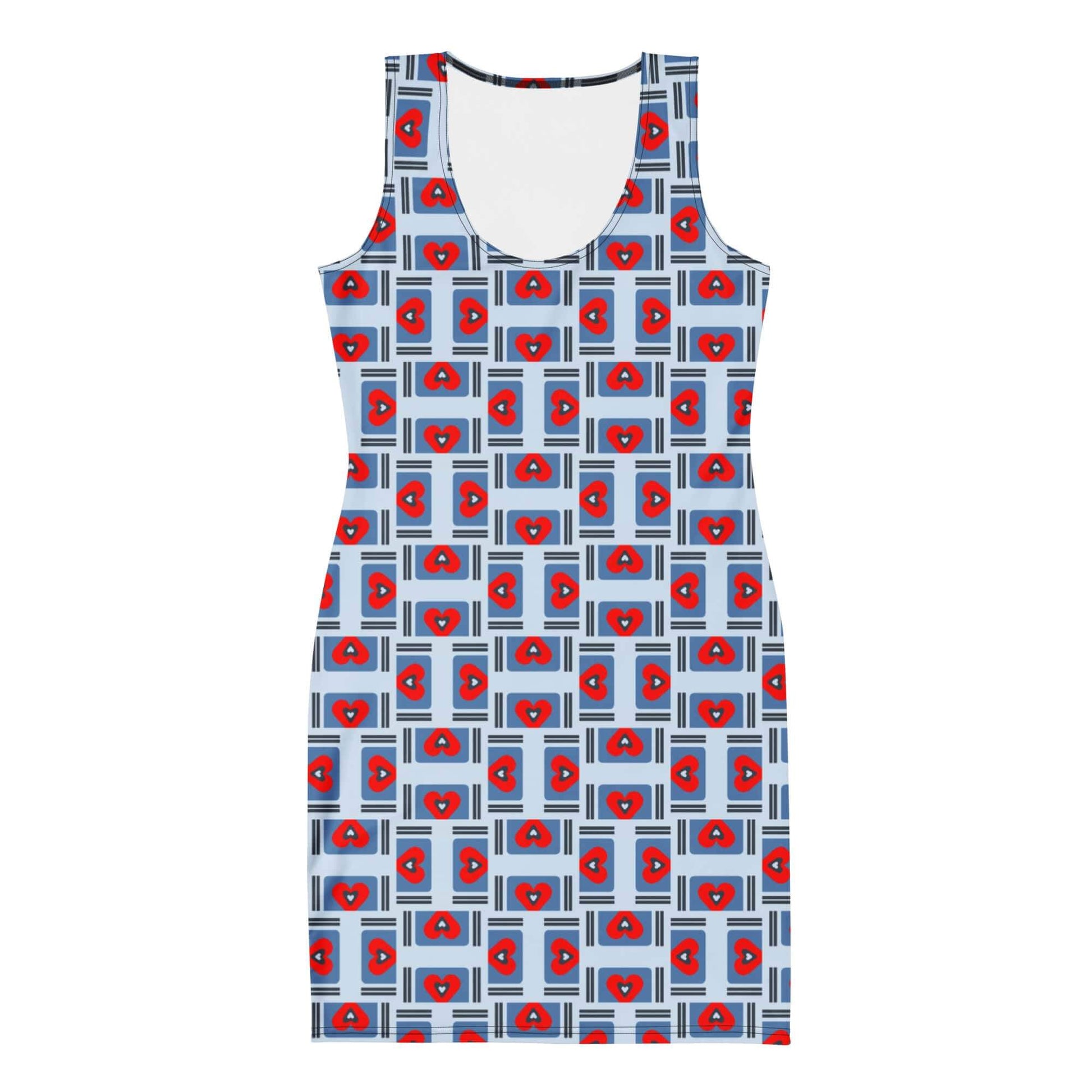 body hugging blue bodycon dress for women