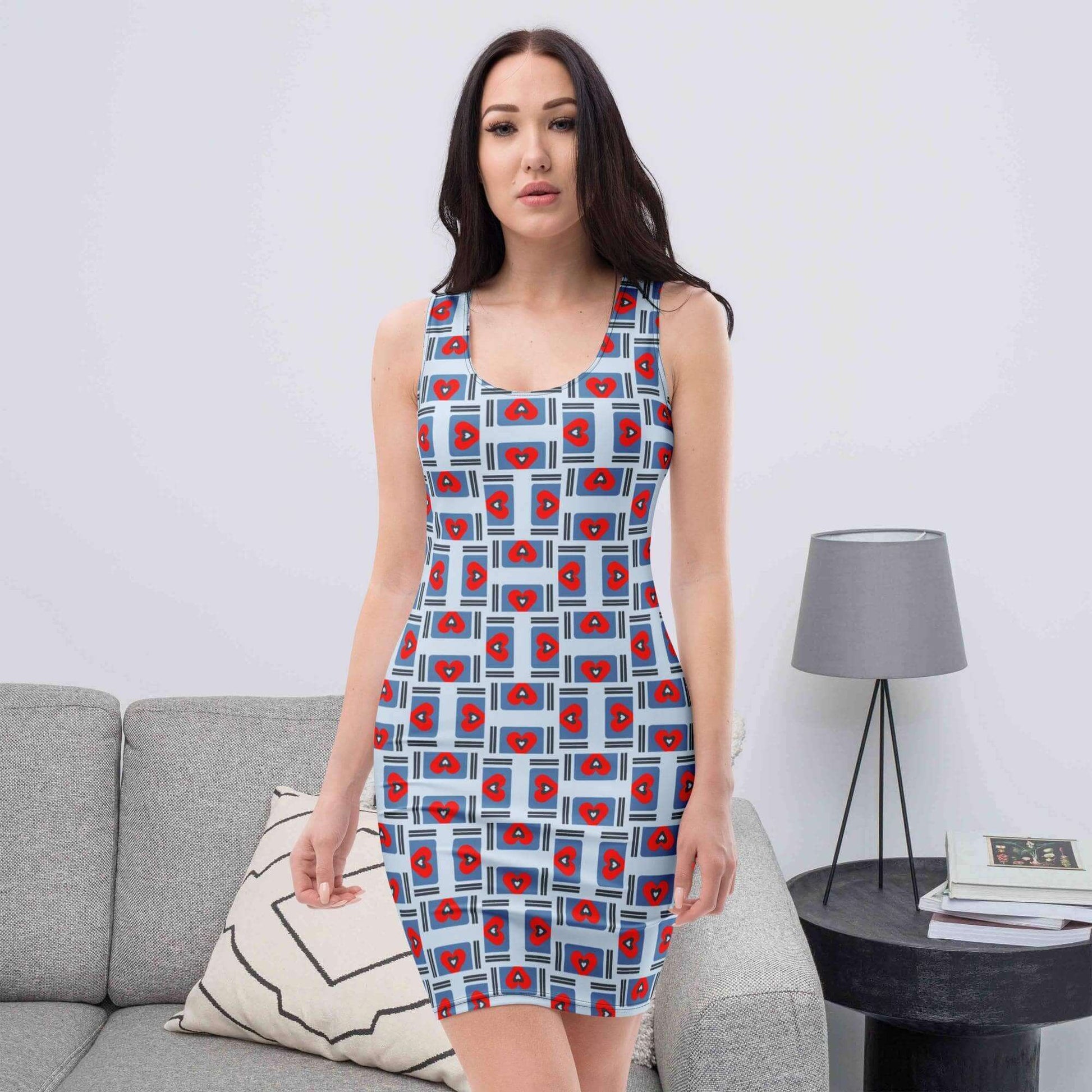  light blue bodycon dress 
