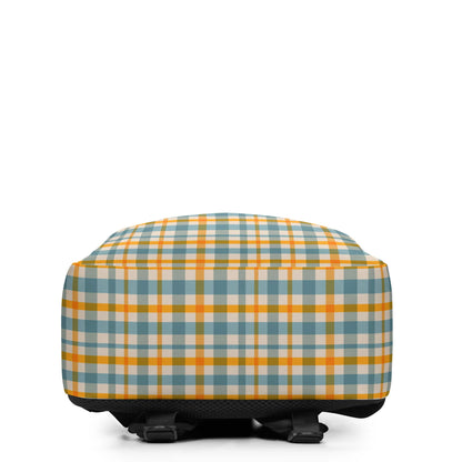  yellow plaid backpack 