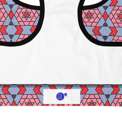 one owl artist padded sports bra