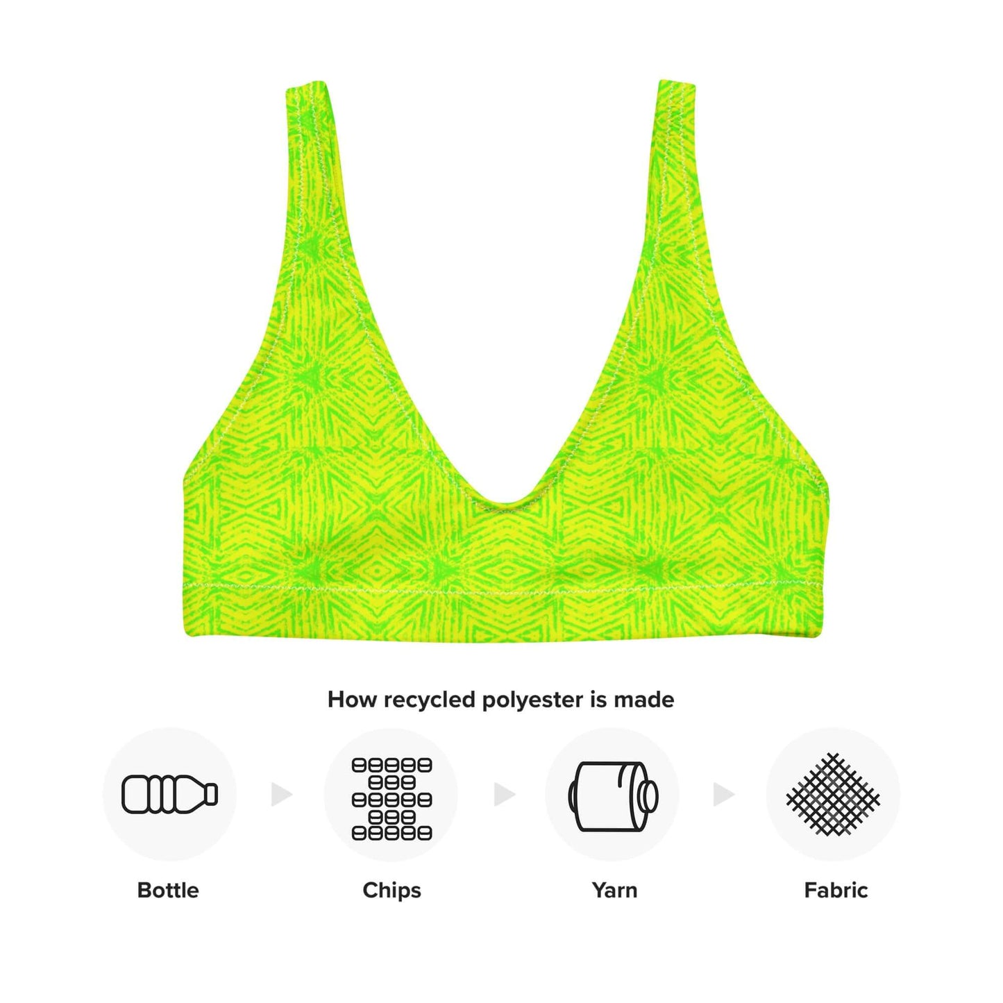 lime green bikini top