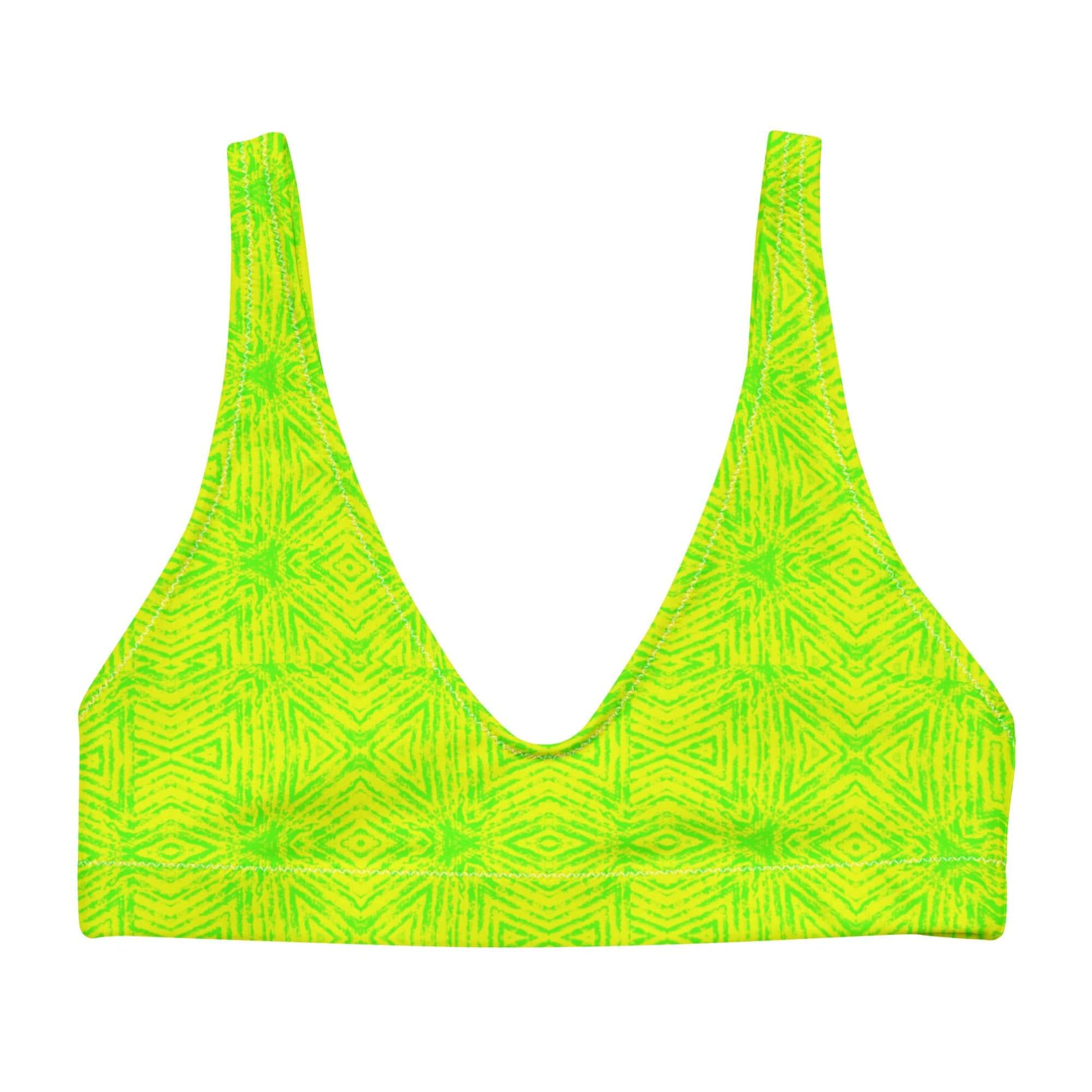 lime green bikini top