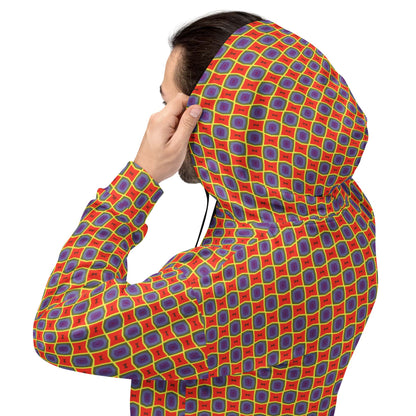 Orange checkered hoodie