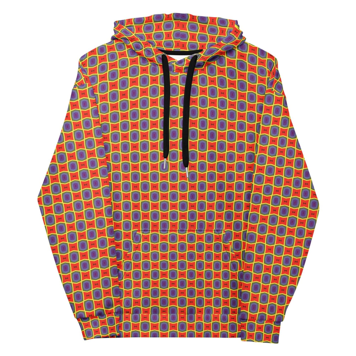 Checkered orange hoodie