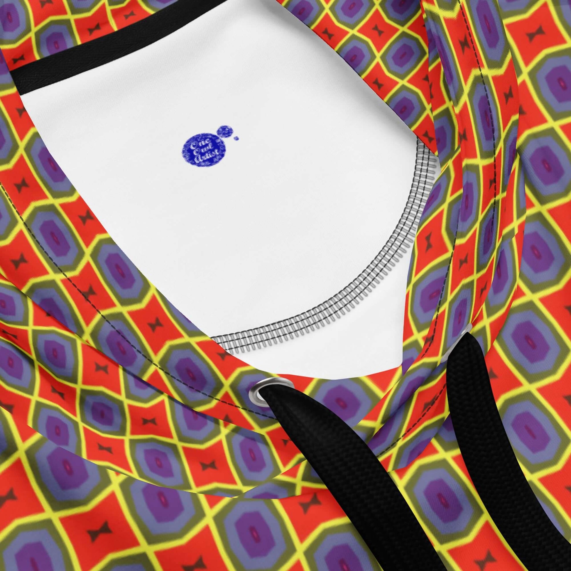 One Owl Artist checkered hoodie