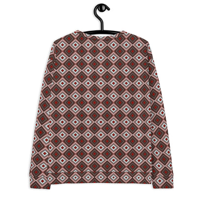 brown sweatshirts with argyle pat