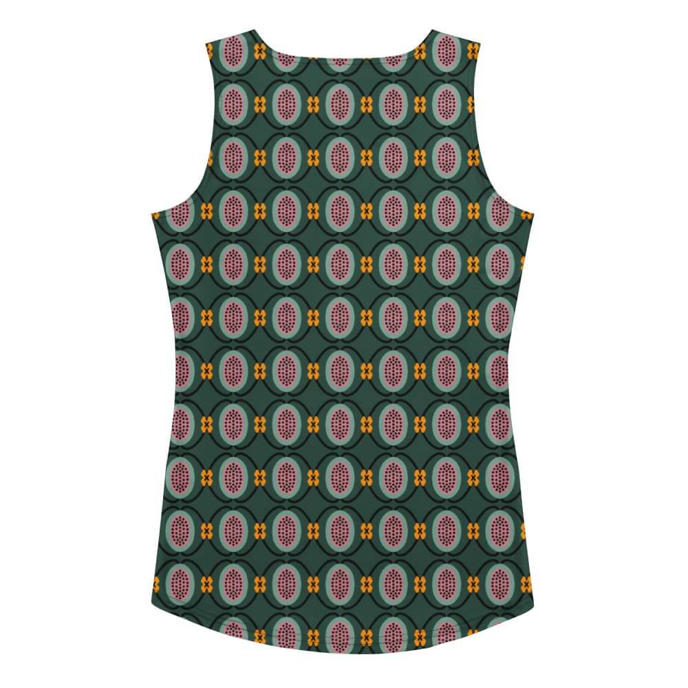 dark green tank top