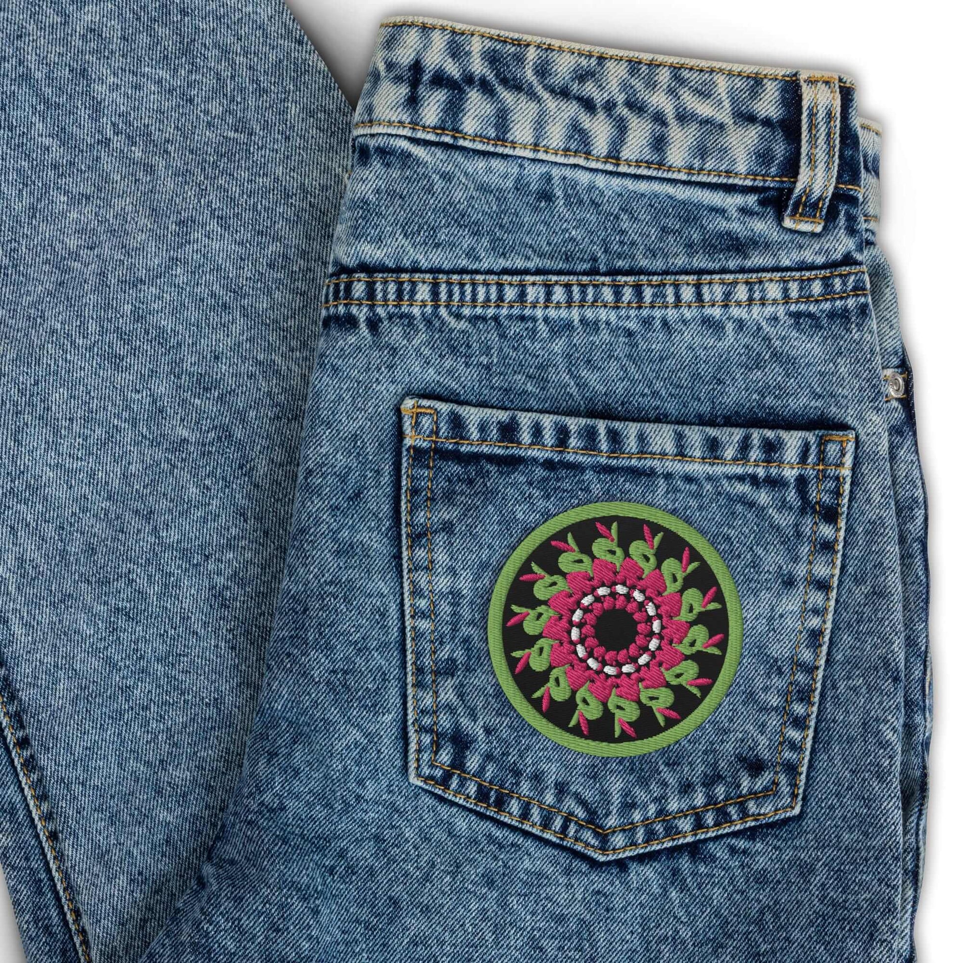 Embroidered Iron on Patches for Denim Jackets, Jeans, Clothes