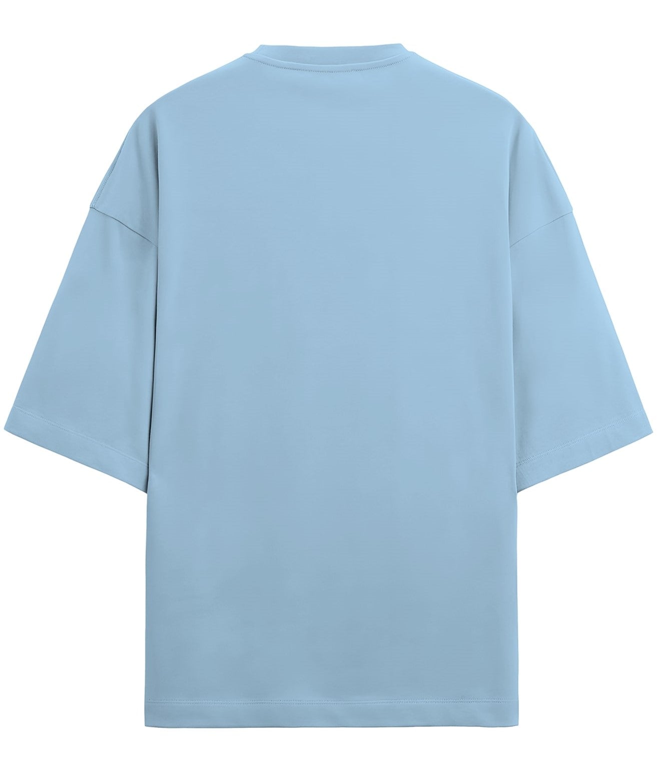 baby blue French terry oversized t shirt