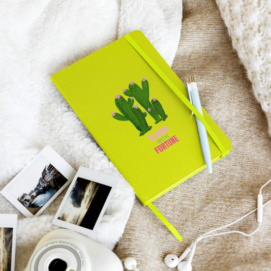 Lime Green Personalized Hardcover Bound Notebook