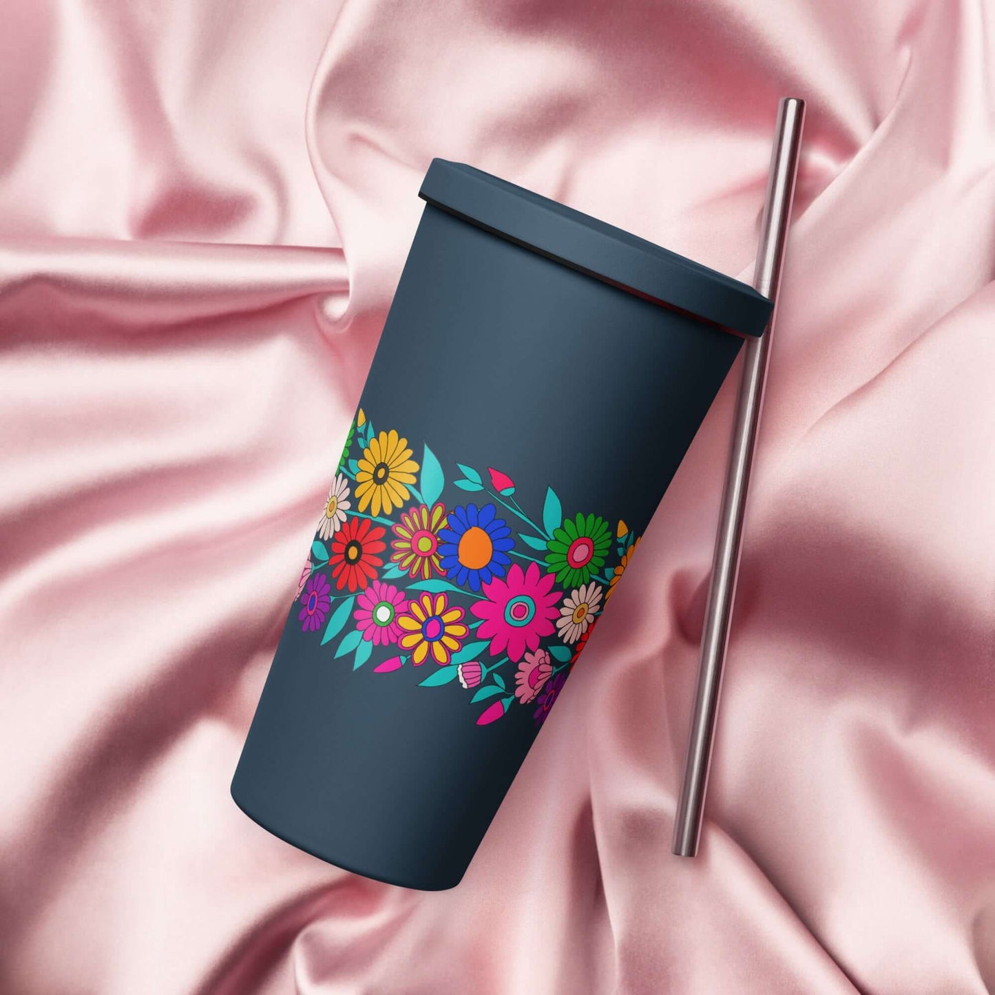 insulated tumbler by one owl artist