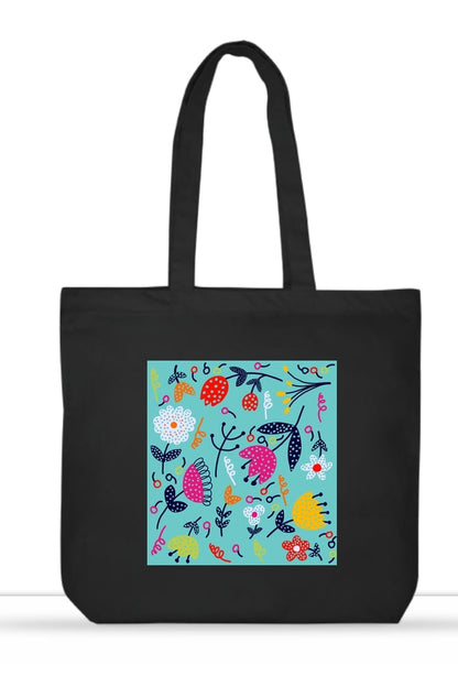 Black tote bags