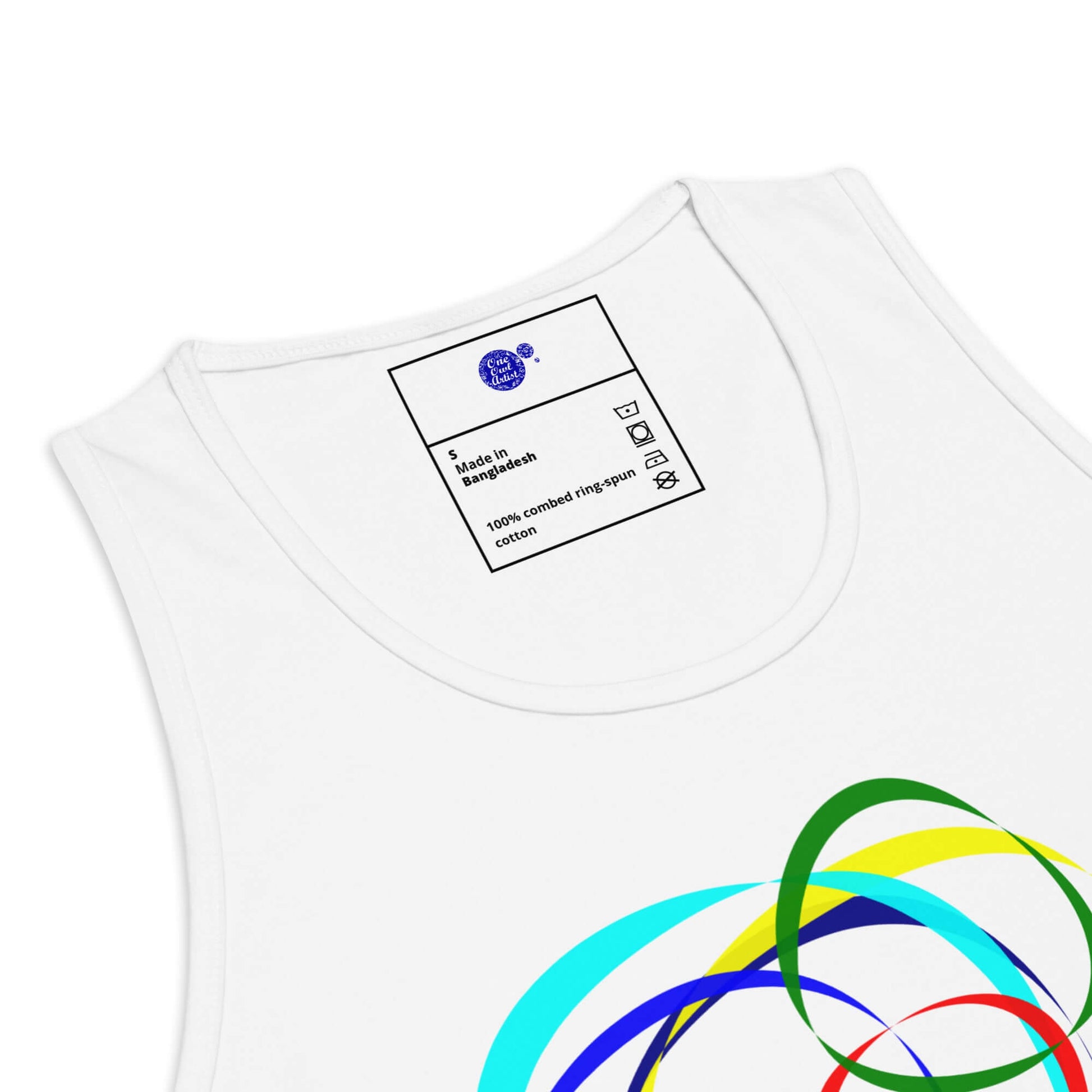 cotton tank top white