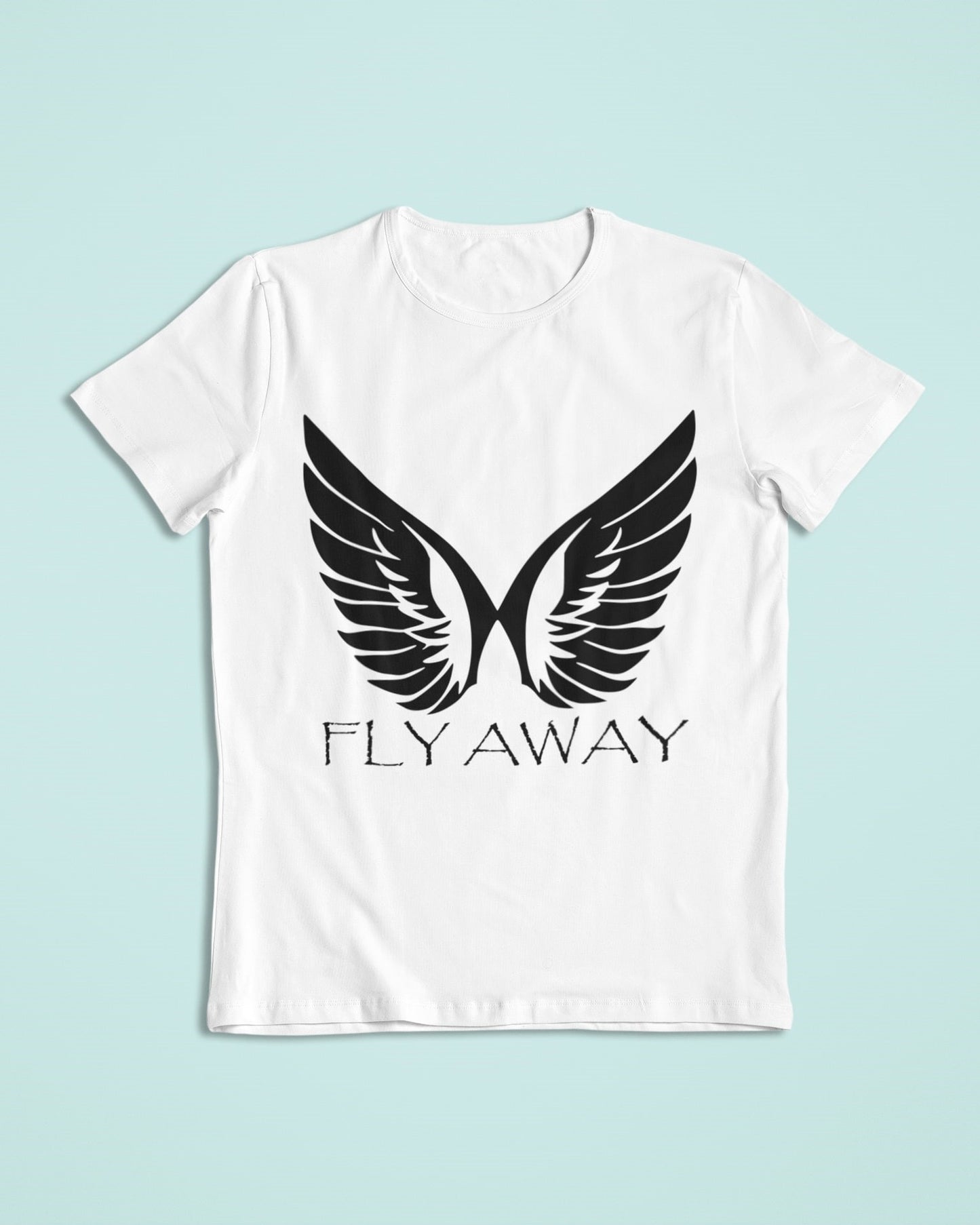 women's wings graphic white cotton t shirts