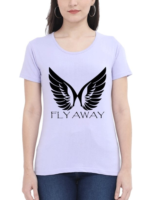 women cotton t shirts lavender