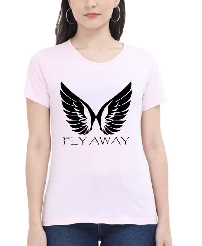 women's cotton t shirts light pink