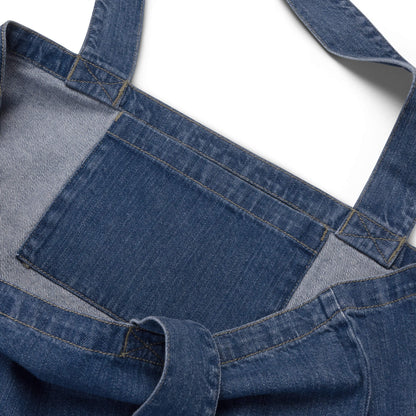 denim tote organic