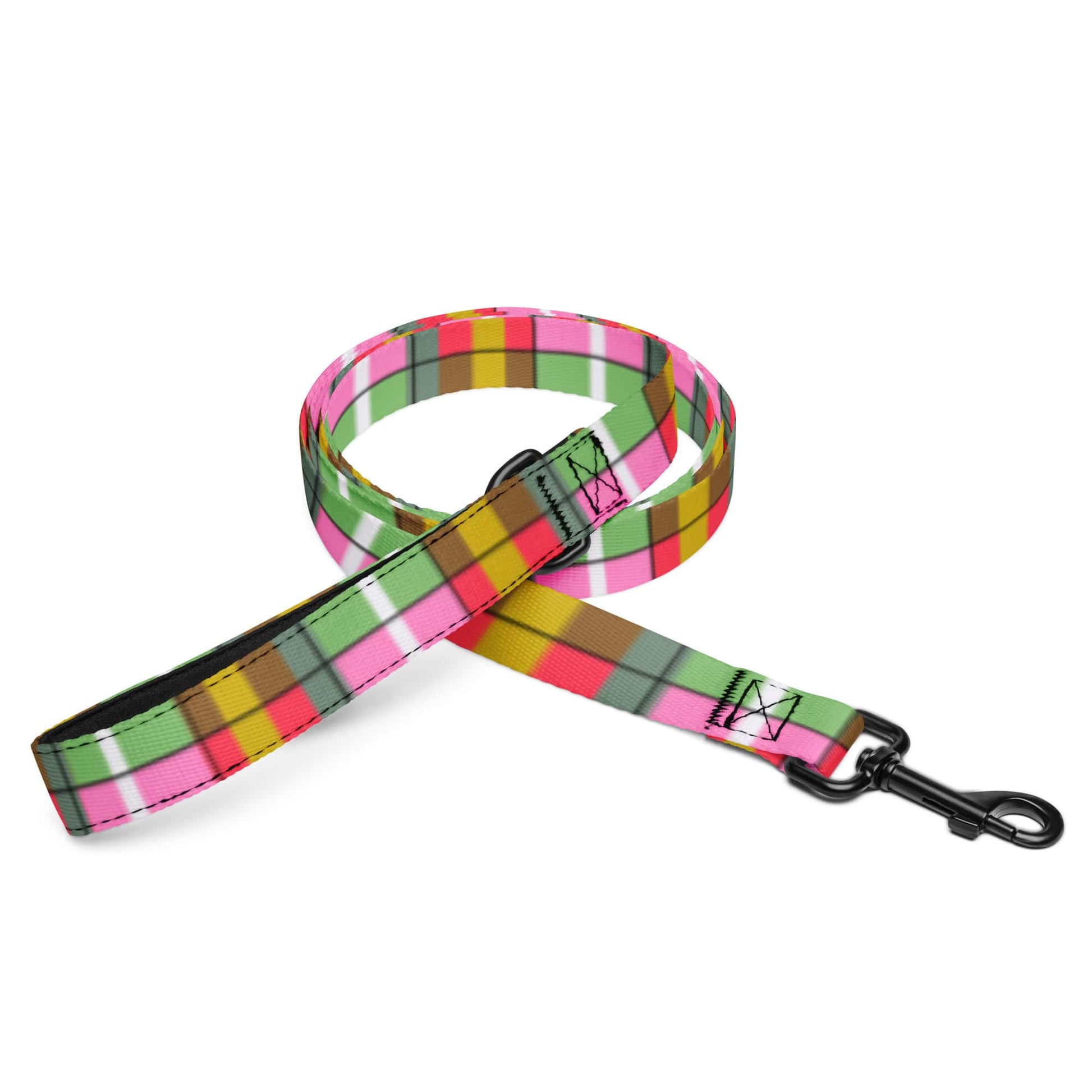 one owl artist plaid dog leash