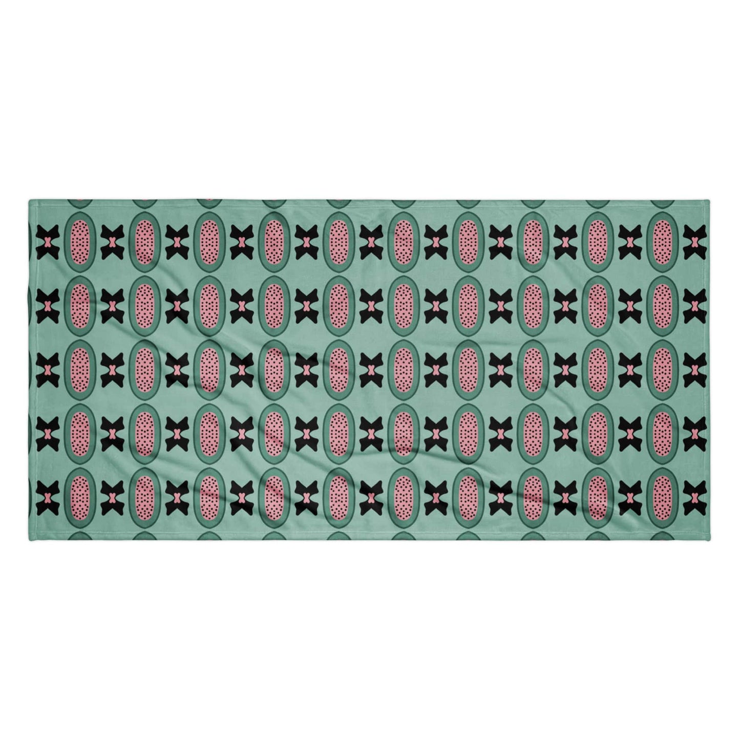 Pistachio green beach towel