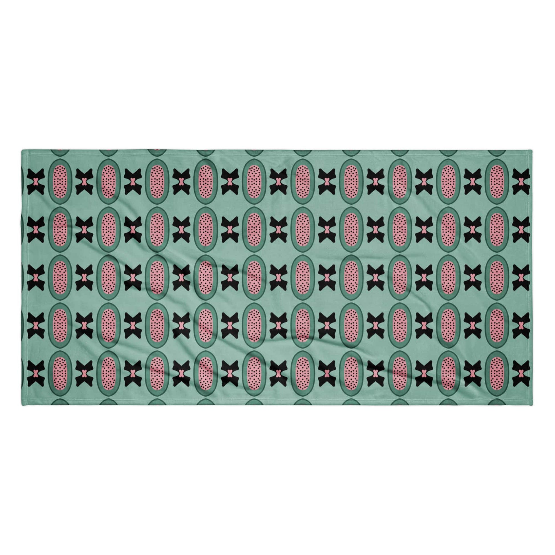 Pistachio green beach towel