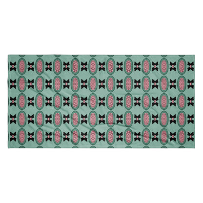 Pistachio green beach towel