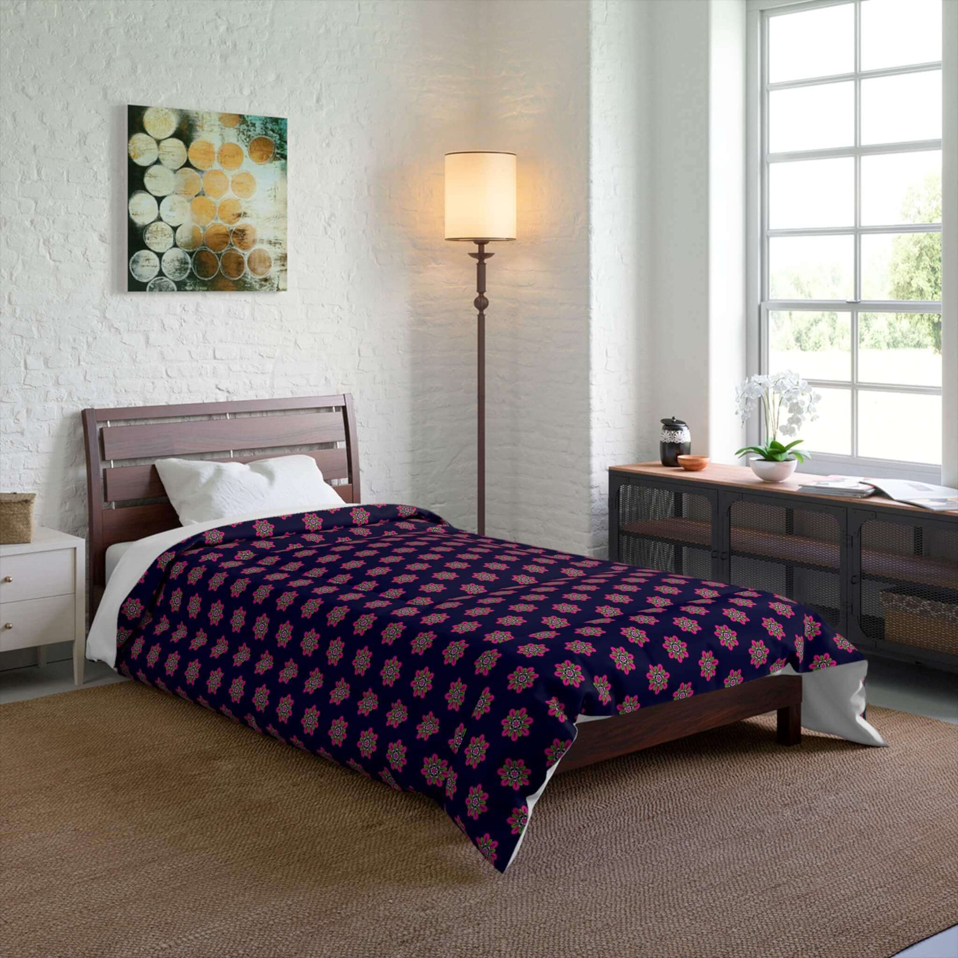 queen size floral comforter