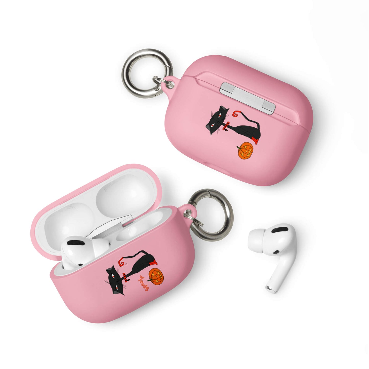 Halloween Cat Rubber Case for AirPod Pro