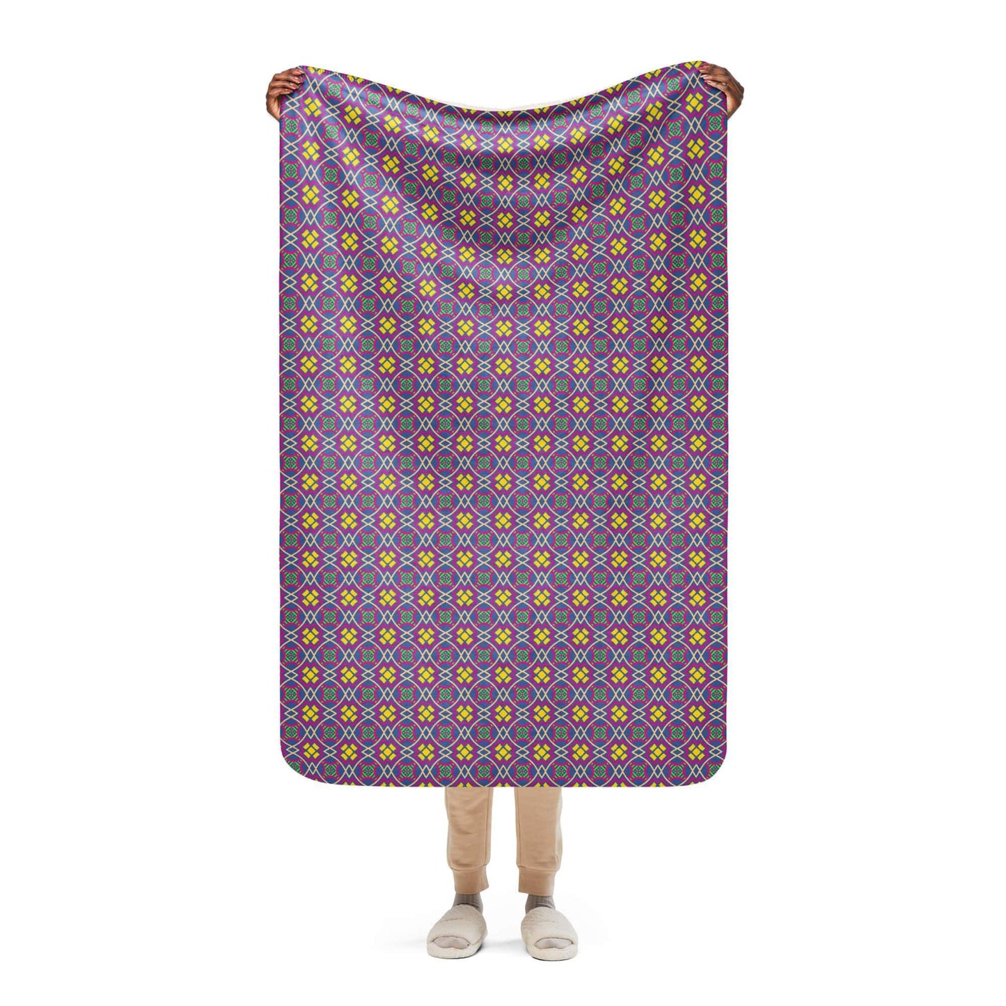 sherpa throw blanket single