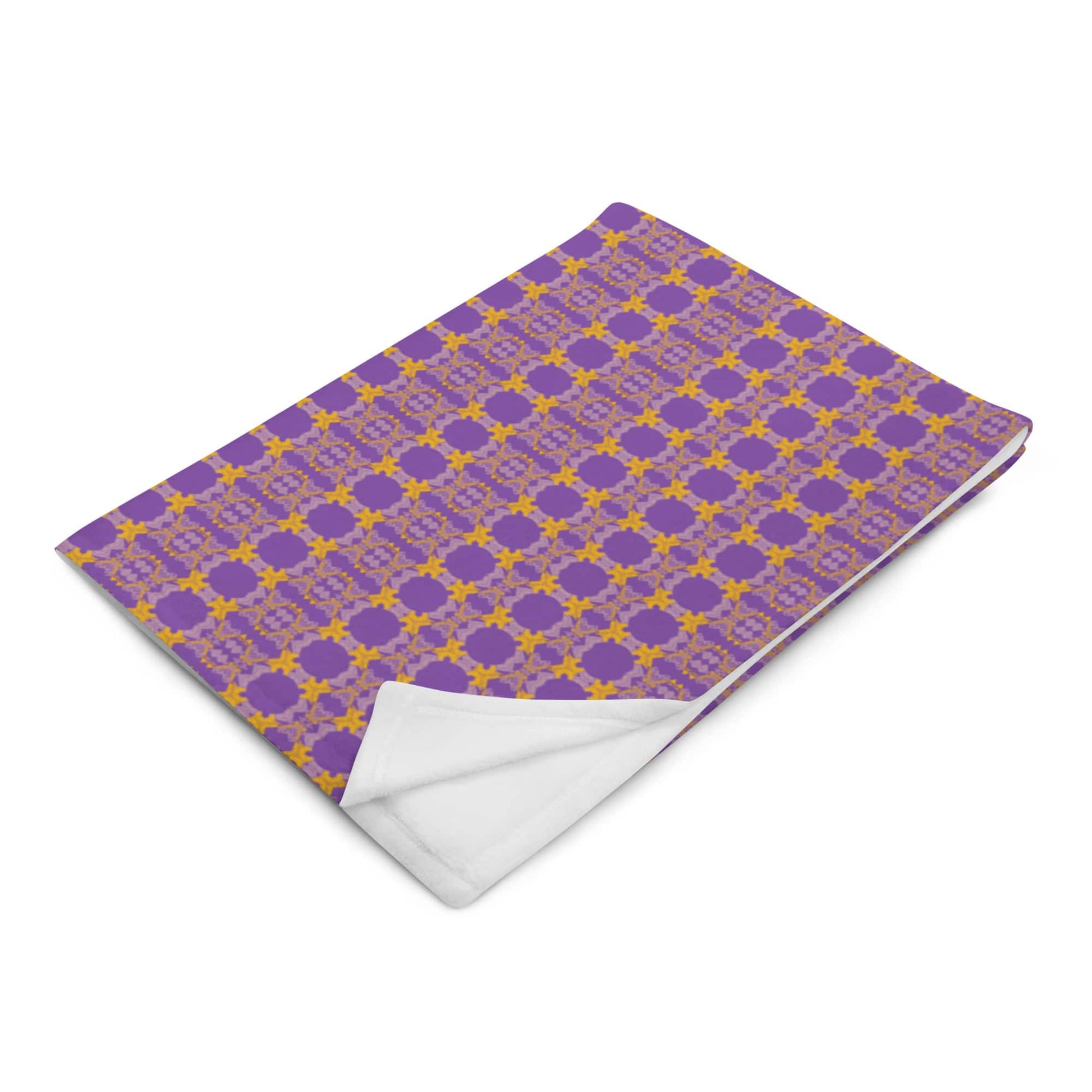 purple blanket throw