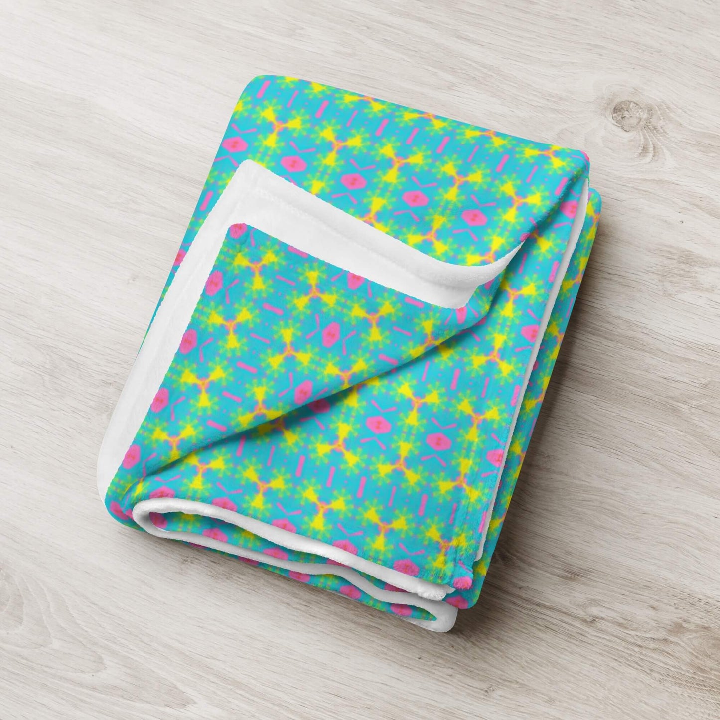 light aqua throw blanket