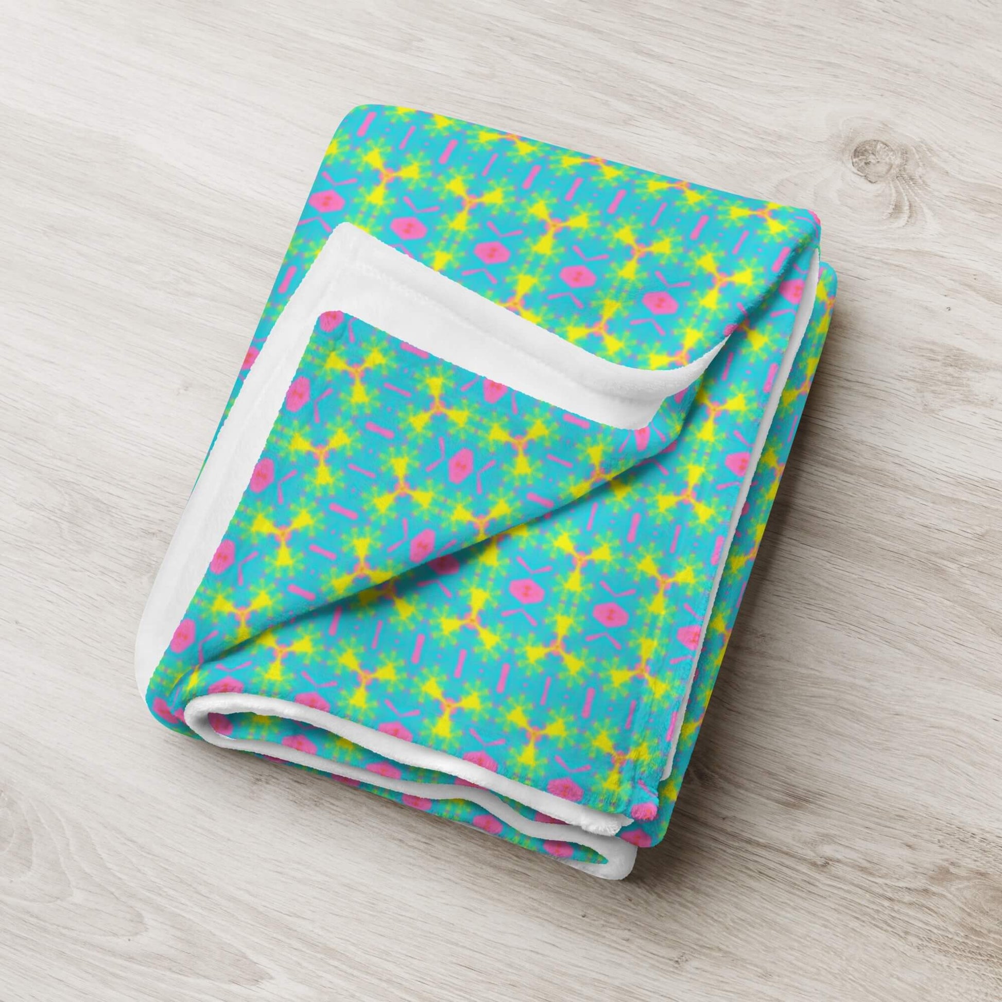 light aqua throw blanket