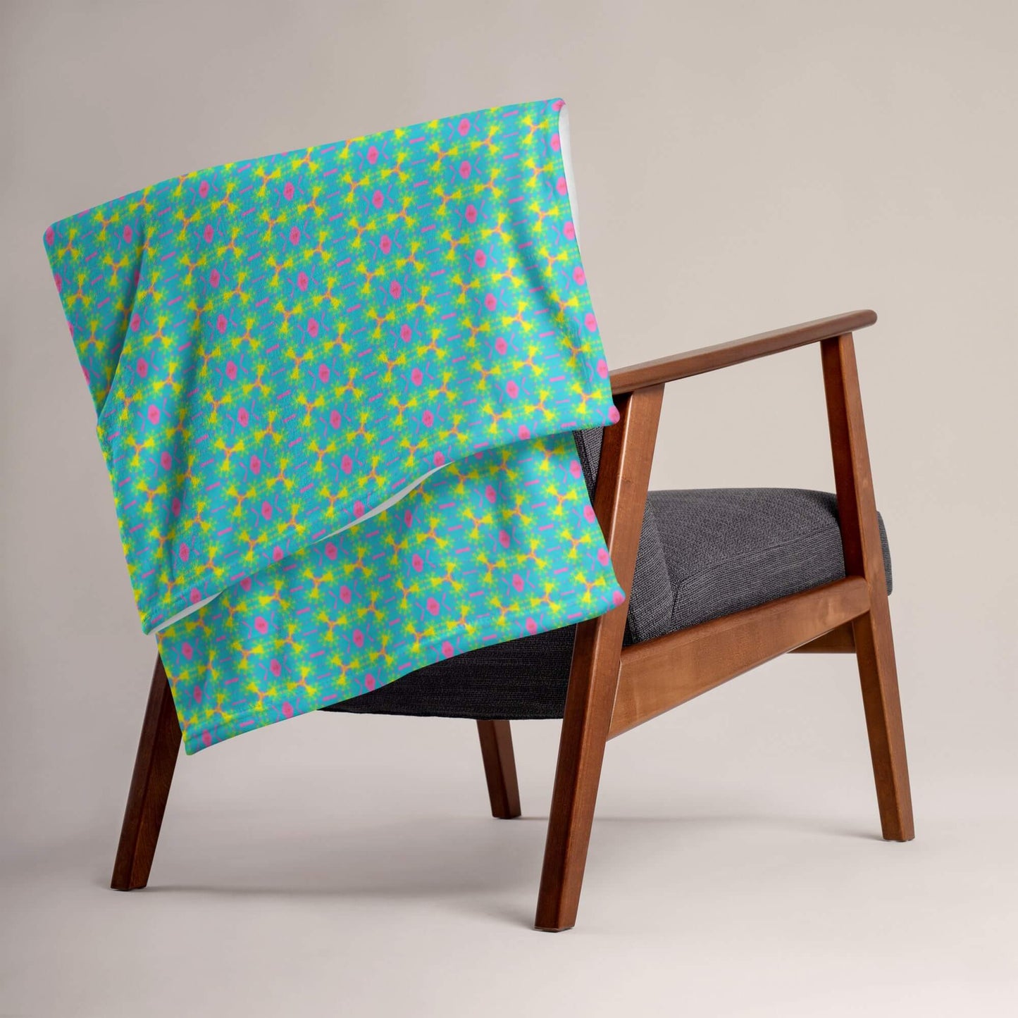 aqua throw blanket for bed
