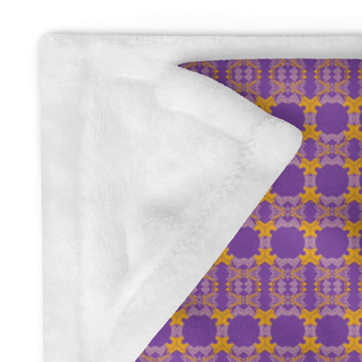 soft fleece purple blanket