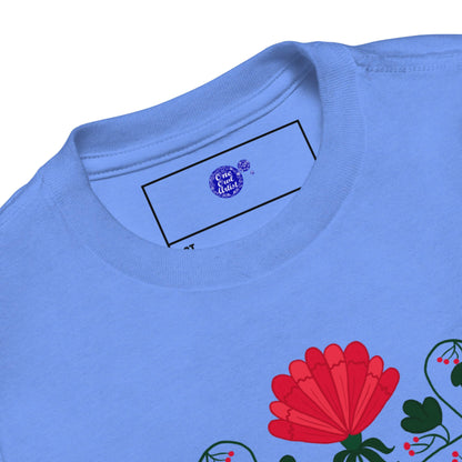 Heather columbia blue toddler graphic t-shirts for girls and boys