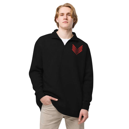 Quarter zip fleece pullover men