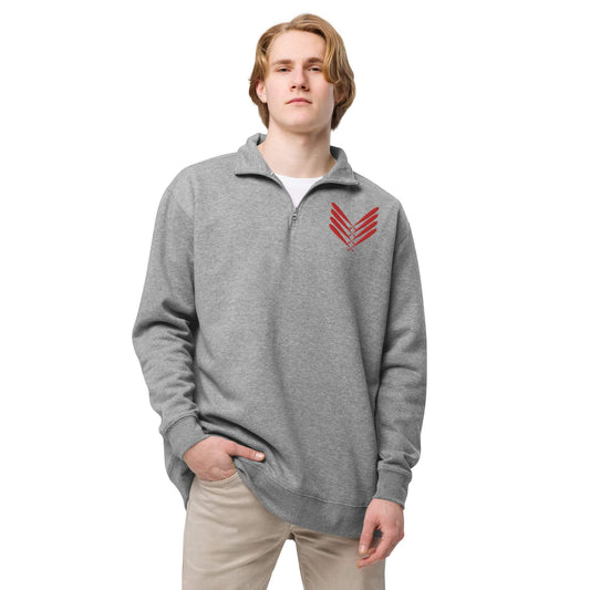 Quarter zip fleece pullover men