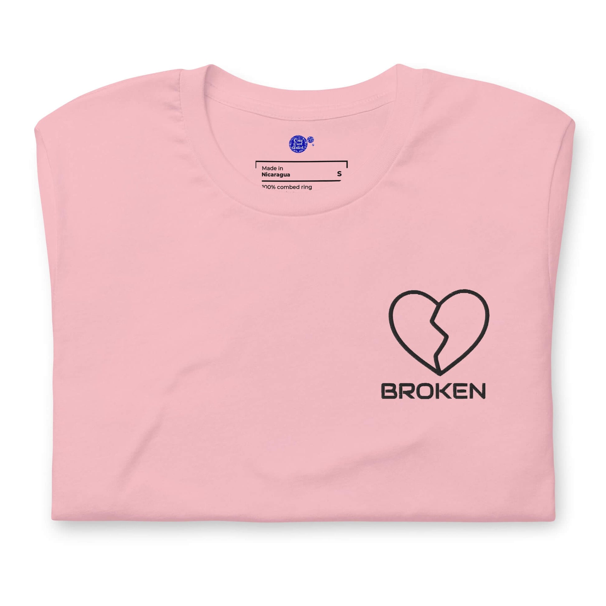 light pink t-shirt