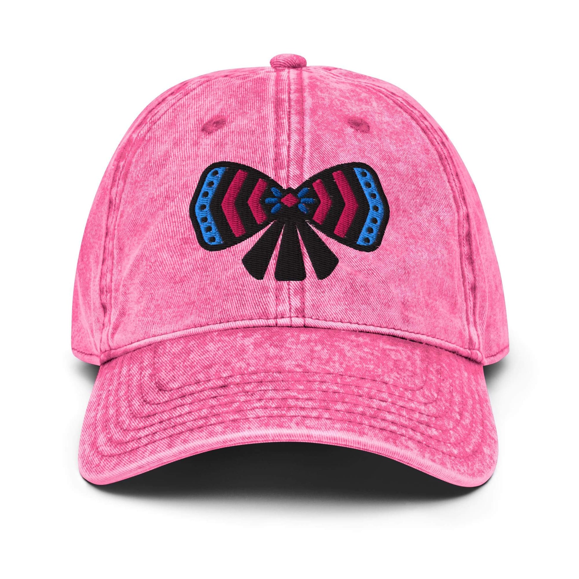 pink cotton twill cap for men and women