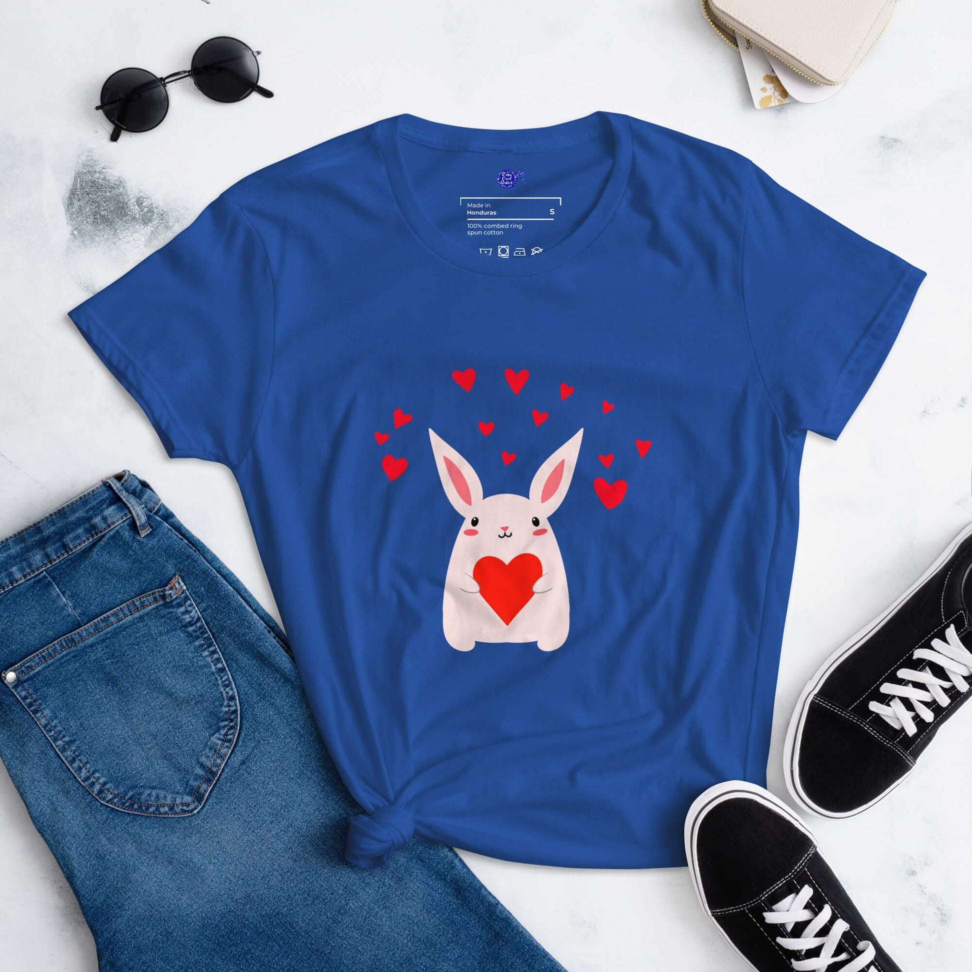 Royal blue t-shirt women