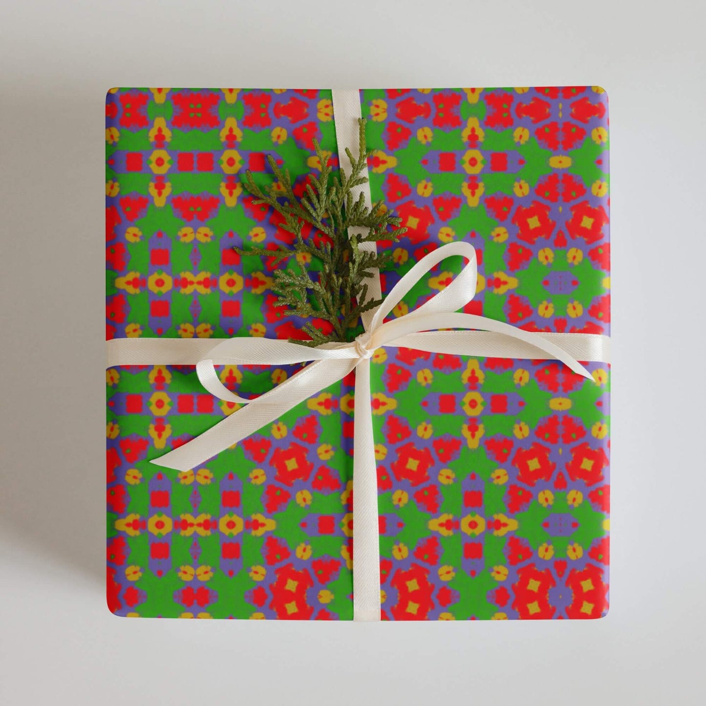 green-wrapping-paper
