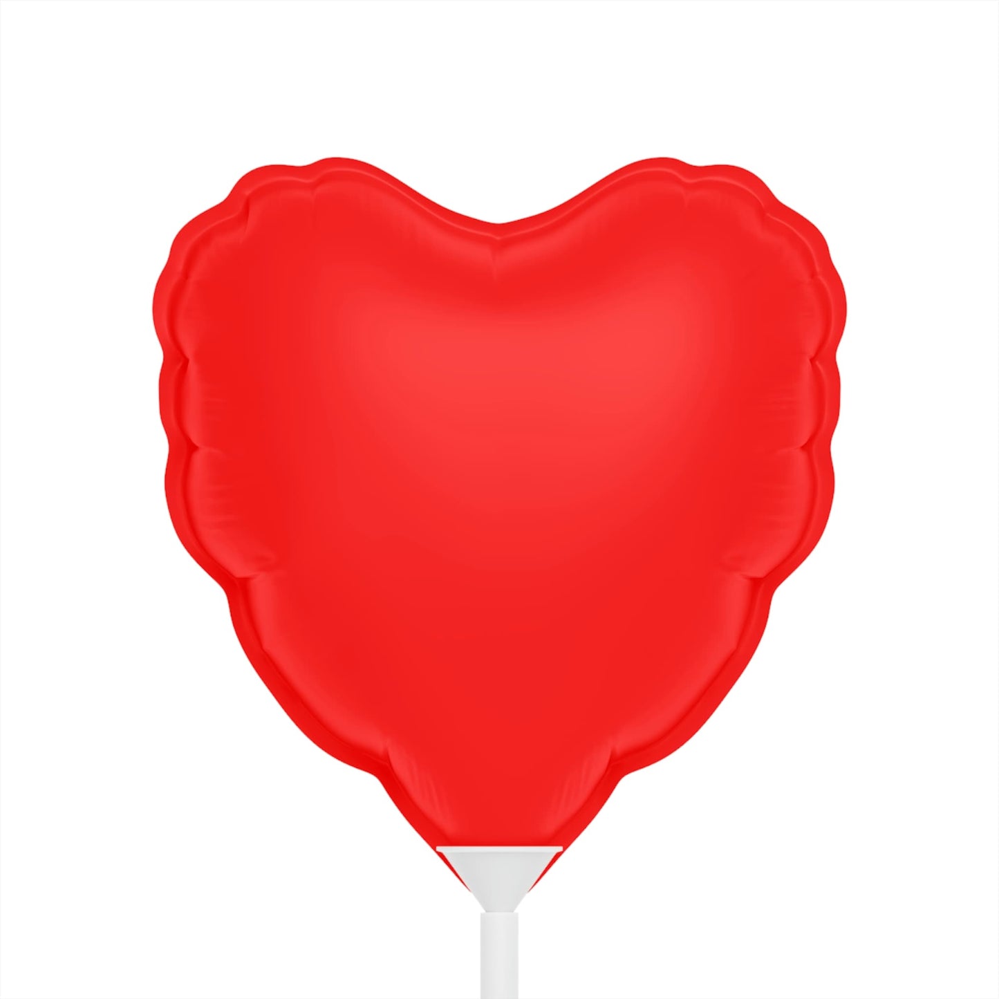 heart shaped red balloons 