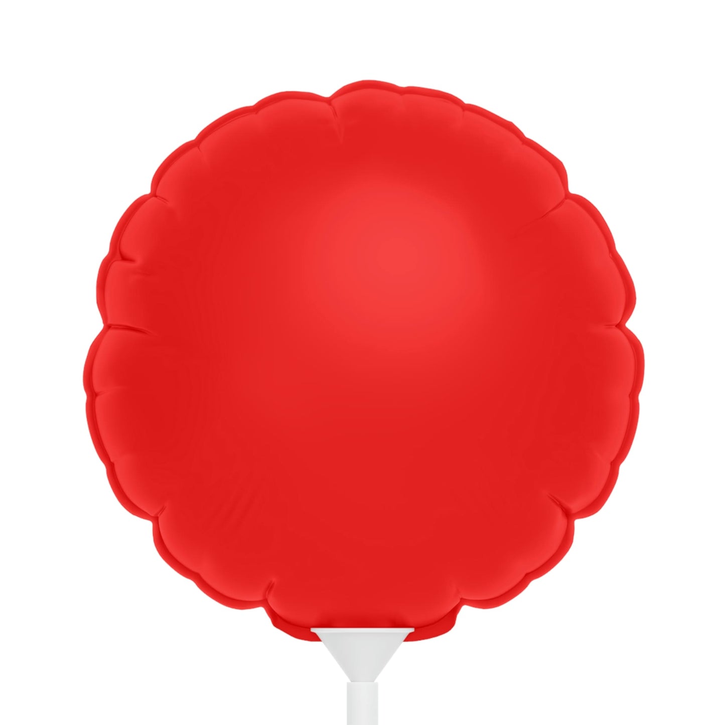 round shaped red balloons 