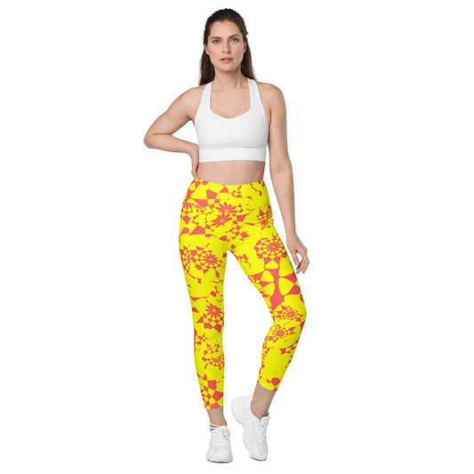 Yellow Leggings with Pockets