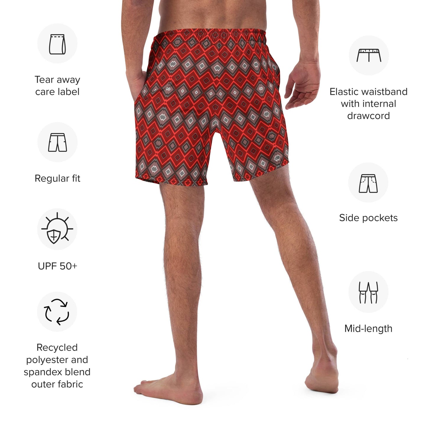 Men's Swim Trunks Plus Size