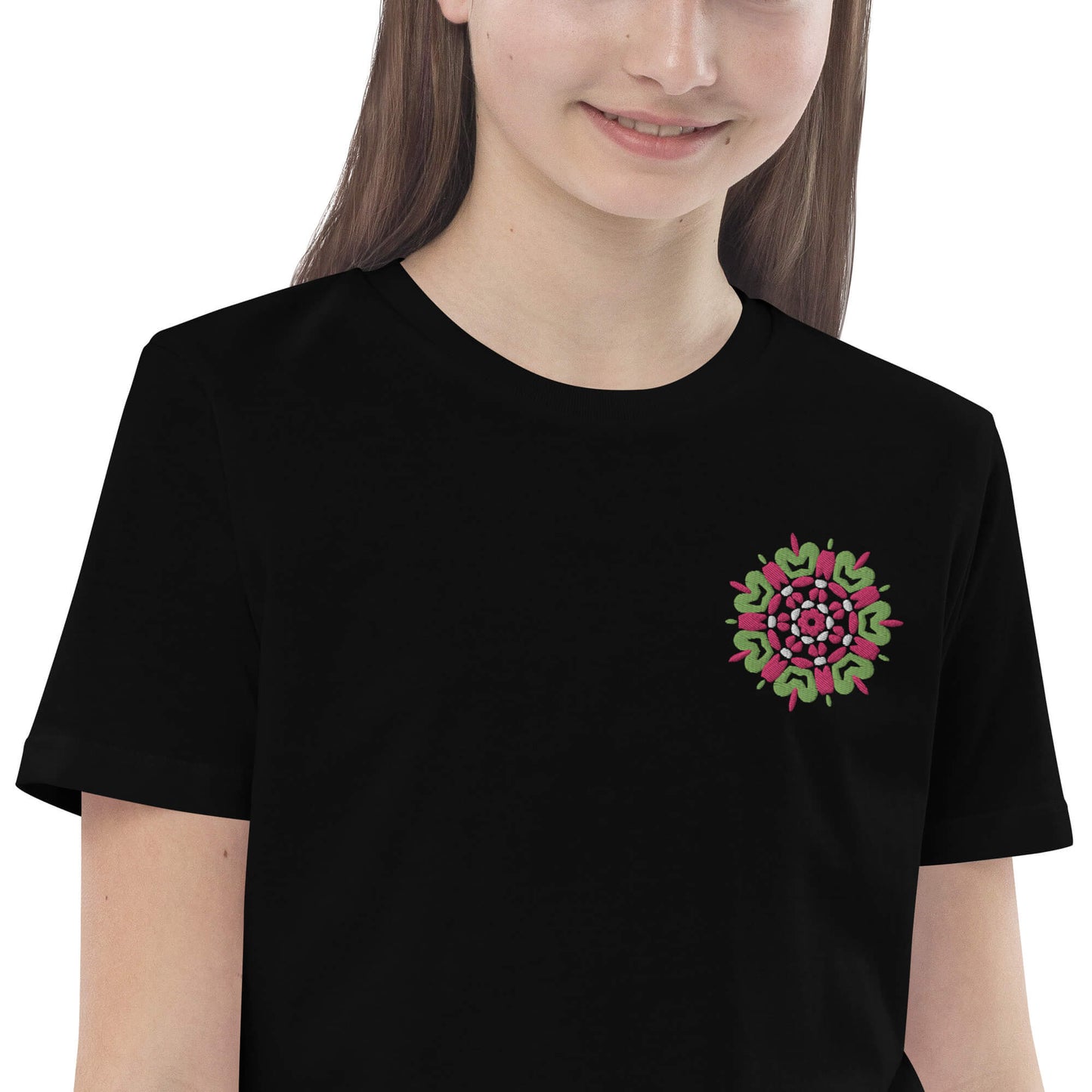 girls-black-cotton-t-shirts-embroidered